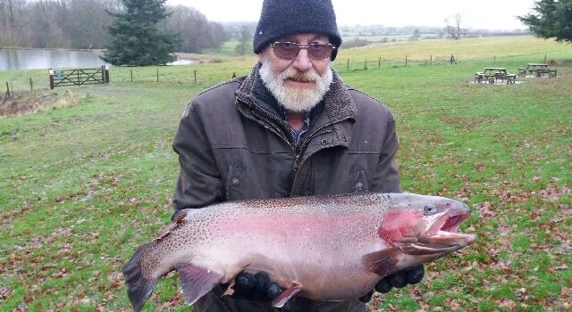 18lb 8oz Rainbow Trout At Loynton Trout Fishery
