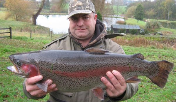 Big Trout At Loynton Trout Fishery