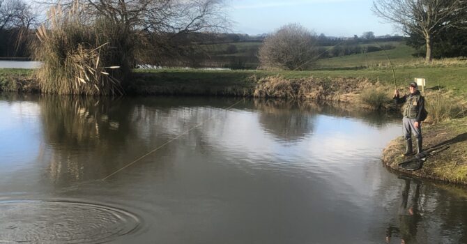 January Fly Fishing Action